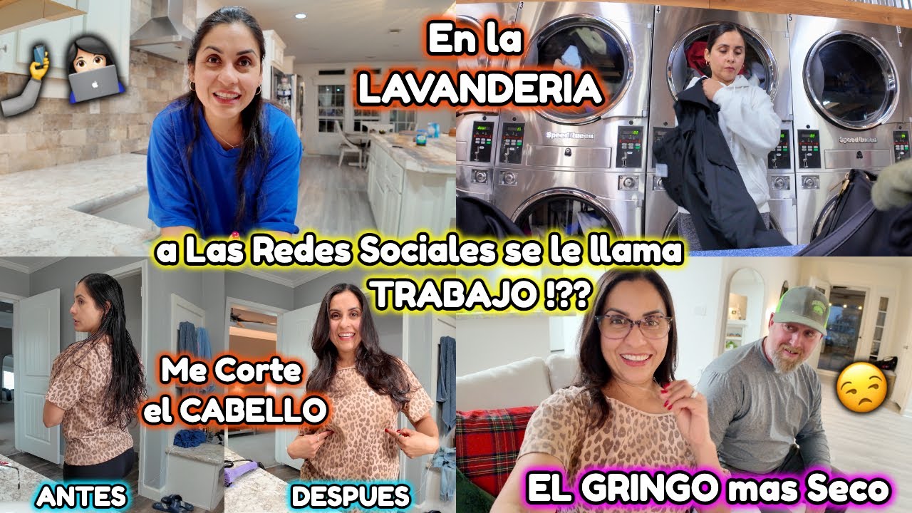 VLOGMAS 16🎄Todos Pueden Ganar en LAS REDES SOCIALES💰👩🏻‍💻🤳Secando en LA LAVANDERIA🧺 Me CORTE EL PELO😭