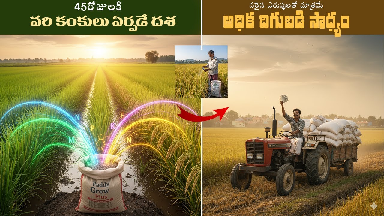 Rice Panicle Initiation : Boost Yields at 45 - 55 Days with Right Fertilizers