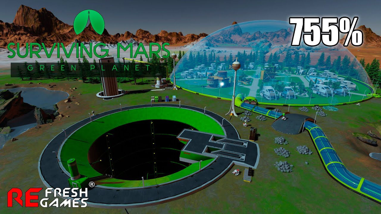 #11 Перепланировка и расширение колонии - Surviving Mars: Green Planet DLC