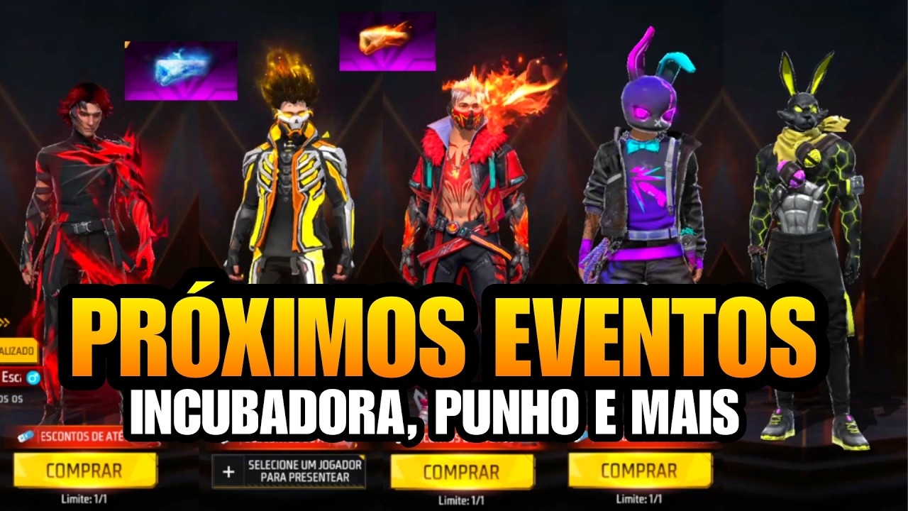 2 COELHÕES DE VOLTA? PUNHO, PERIGO NO PARQUINHO, SKIN TYSON, ESCORPIÃO E MAIS NOVIDADES FREE FIRE