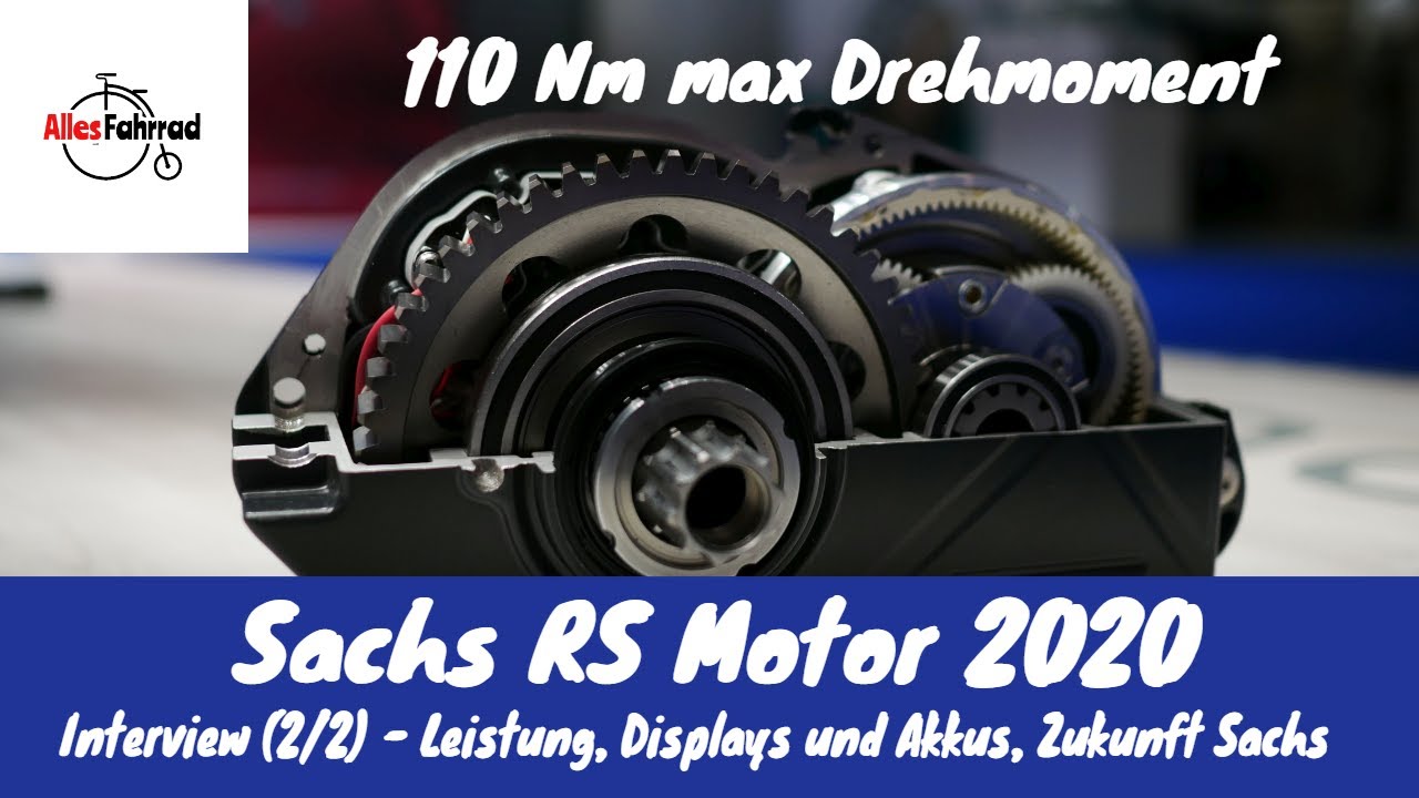Sachs RS Motor E-Bike 2020 - maximale Leistung, Trittfrequenz, Zukunft -Teil 2/2 | Alles Fahrrad
