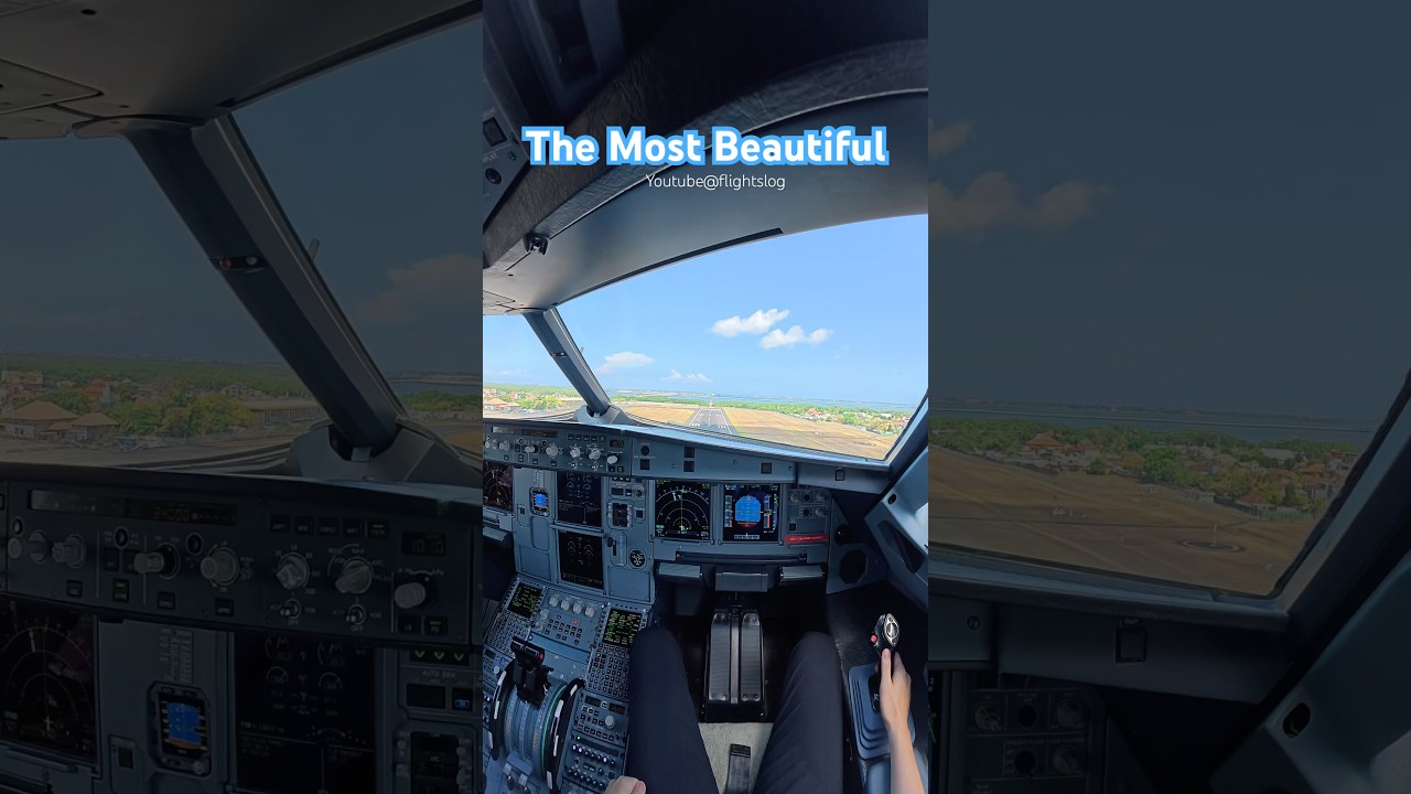 The Most Beautiful Takeoff view #aviation #takeoff