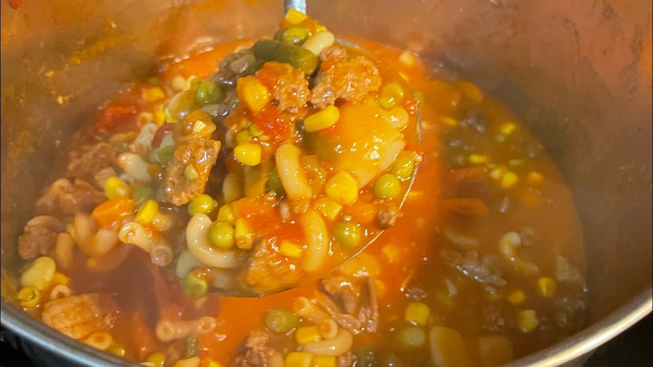 Vegetable Soup for a Chilly Day