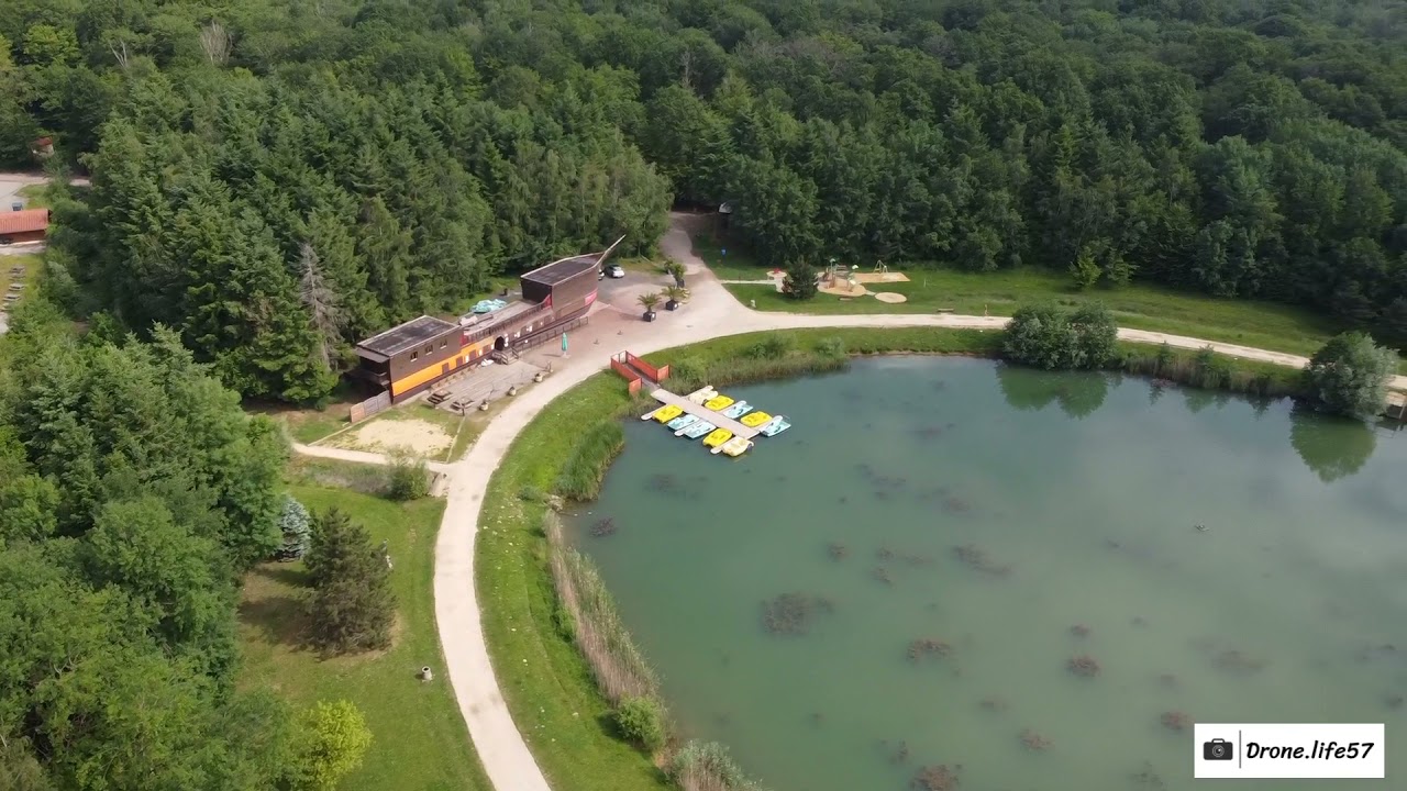 Lac d'Amnéville depuis les airs