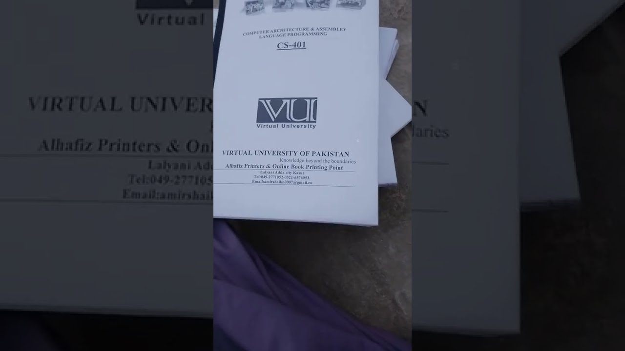 Vu books, vu handouts, how to purchase vu books, vu book stall, vu book selling, how to get vu books