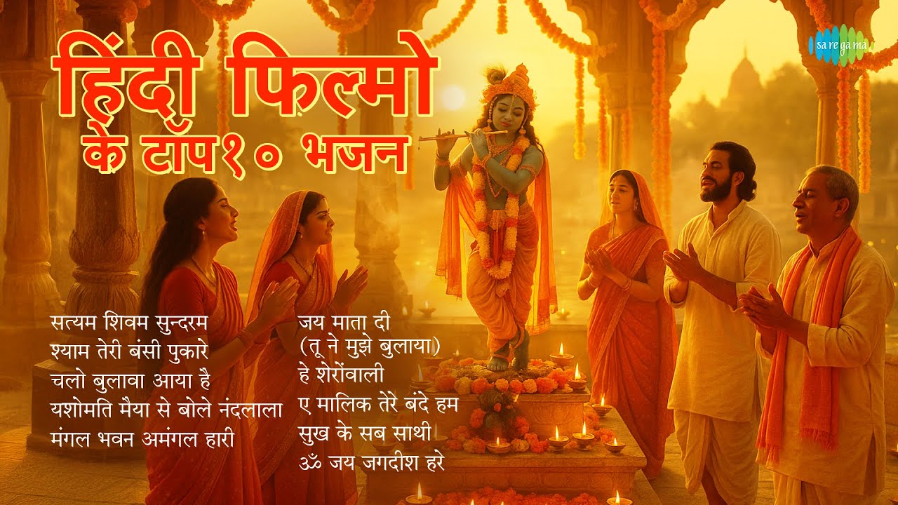 Hindi Filmo Ke Top 10 Bhajans | Satyam Shivam Sundaram | Lata Mangeshkar | Devotional Songs