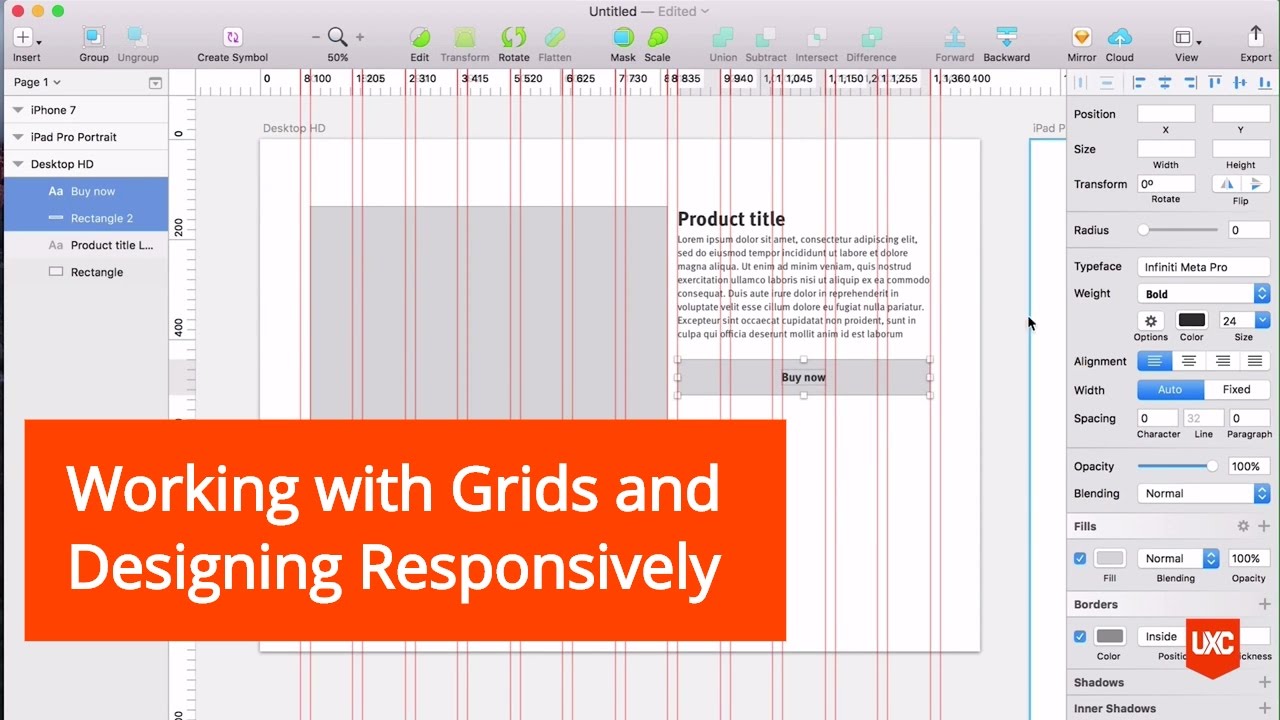 How to work with grids and design responsively