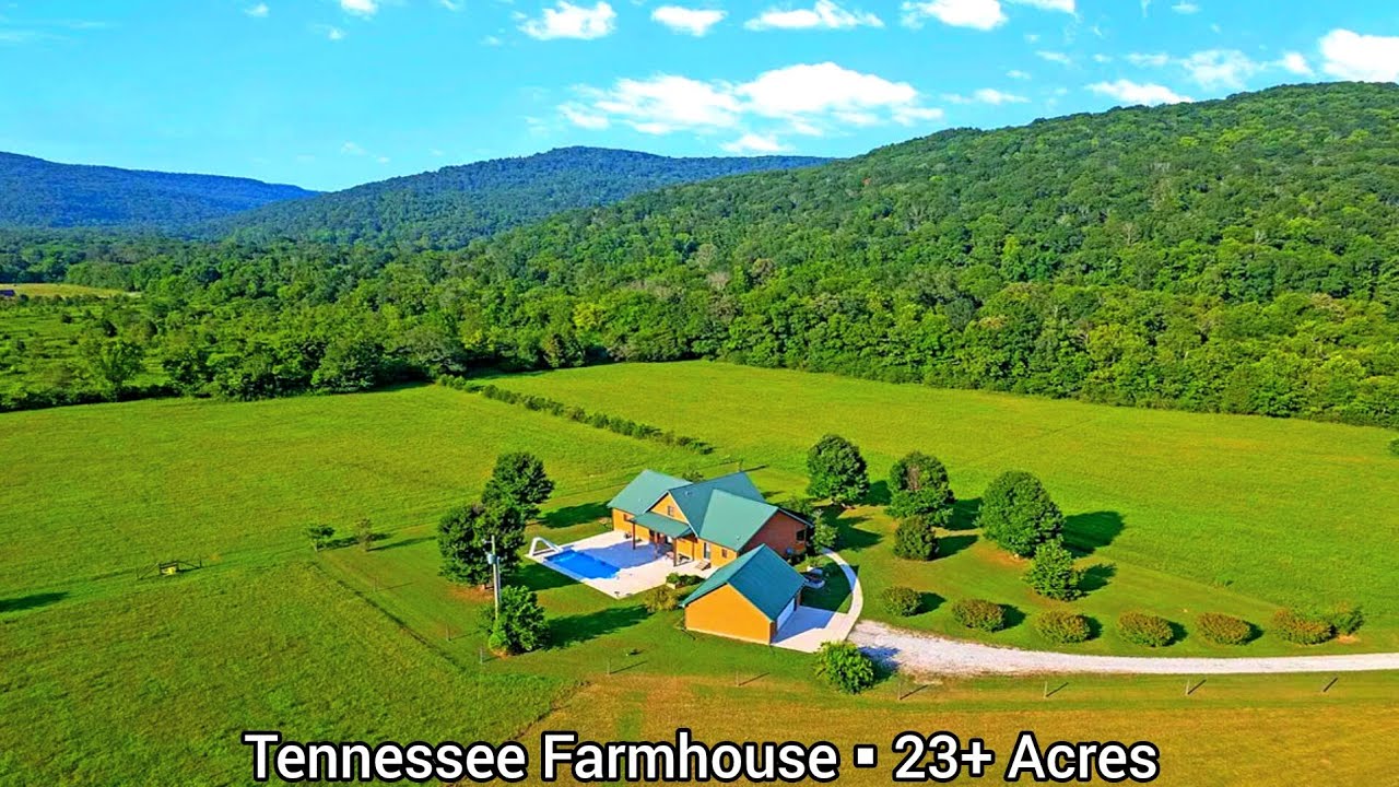 Tennessee Farmhouse For Sale | 23+ Acres | Tennessee Real Estate For Sale | Tims Ford Lake