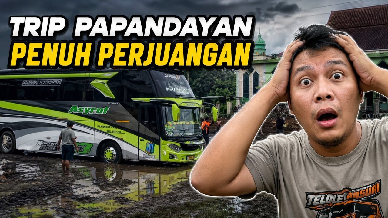 HUNTING BUS BASURI || TRIP PAPANDAYAN 2025