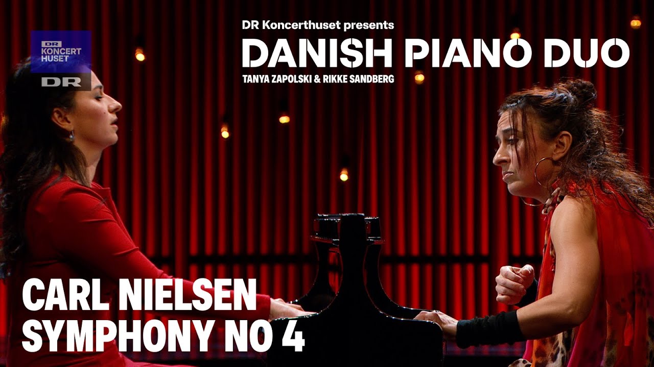 Symphony No 3 for two pianos - Carl Nielsen // Tanya Zapolski & Rikke Sandberg (Live)