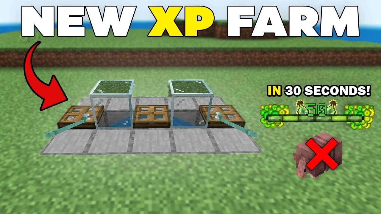 NEW BEST XP Farm in Minecraft Bedrock 26.4 !