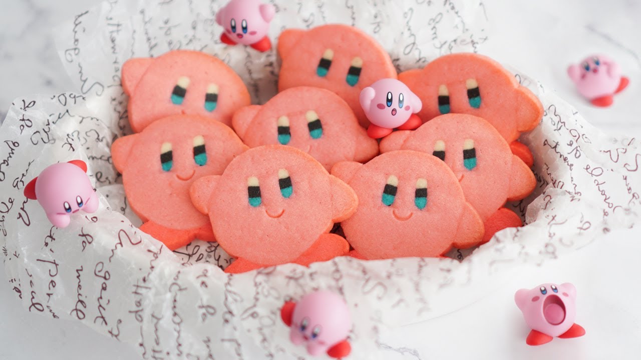 별의 커비 쿠키 만들기 Kirby ICEBOX COOKIES Making ㅣ스트로비