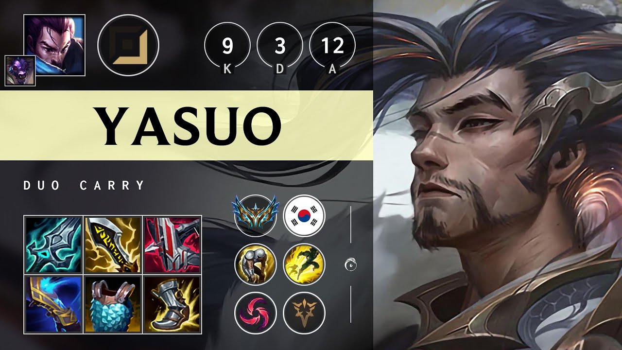 Yasuo ADC vs Miss Fortune: Dominating - KR Challenger Patch 14.17