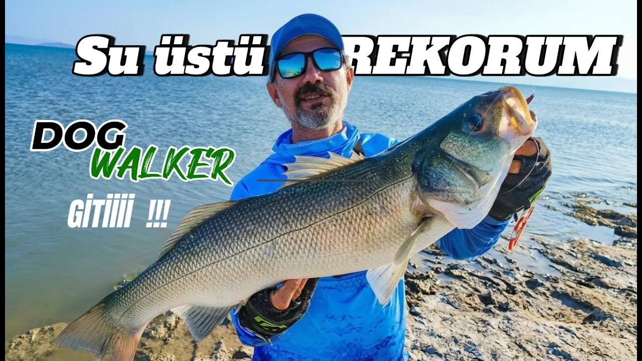 DEV LEVREK REKORUM! WTD TEKNİĞİ İLE AKSİYON DOLU SU ÜSTÜ LEVREK AVI