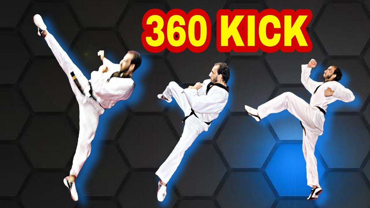 أفضل شرح مفصل بشكل احترافي لركلة ٣٦٠ 360 KICK