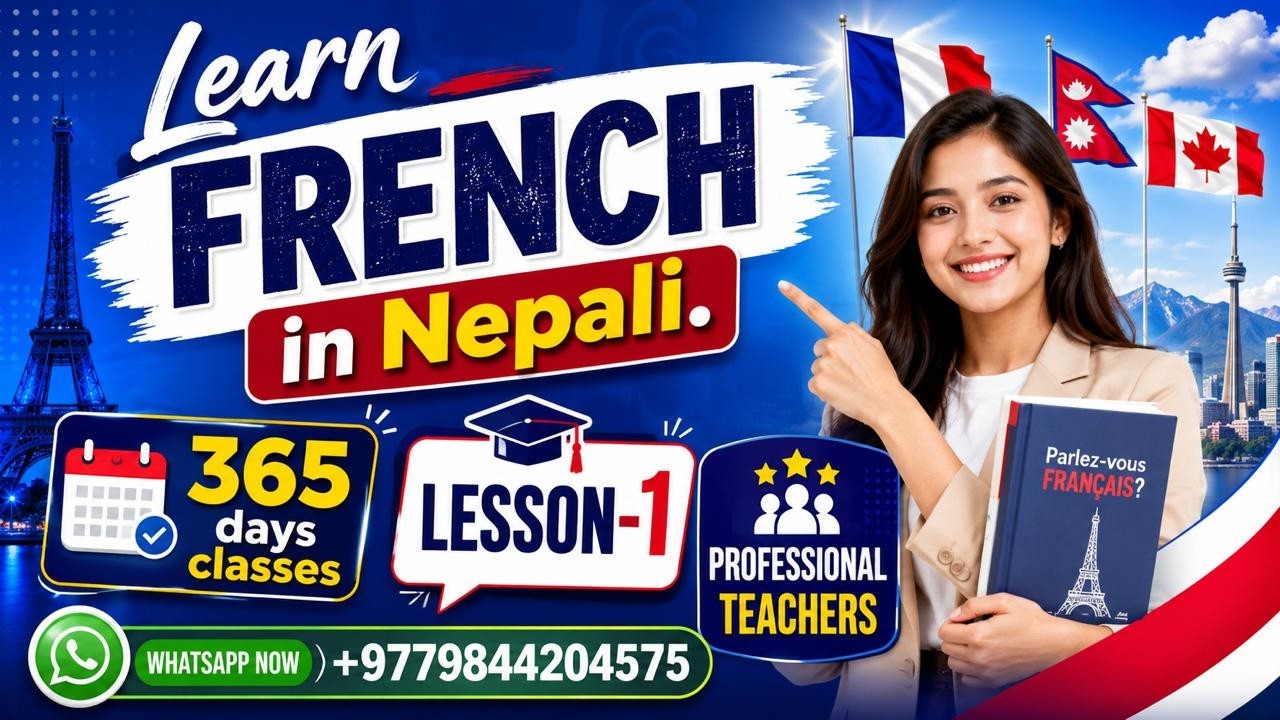 Learn French in Nepali #TCF  #TEF #DELF  #Special Classes | Lesson 1