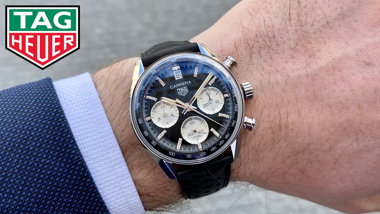 2023 TAG Heuer Glass Box Carrera Chronograph 39 mm panda dial