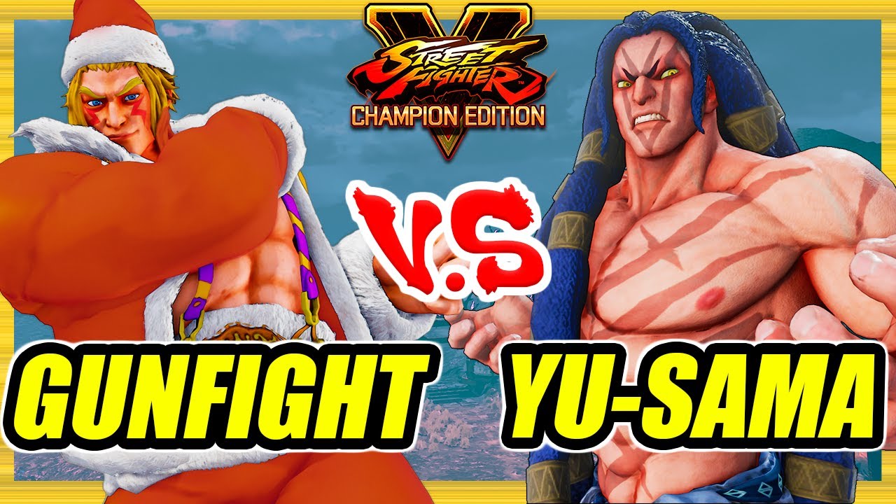 SFV CE 🔥 Gunfight (Alex) vs Yu-sama (Necalli) 🔥 Ranked Set 🔥 Street Fighter 5