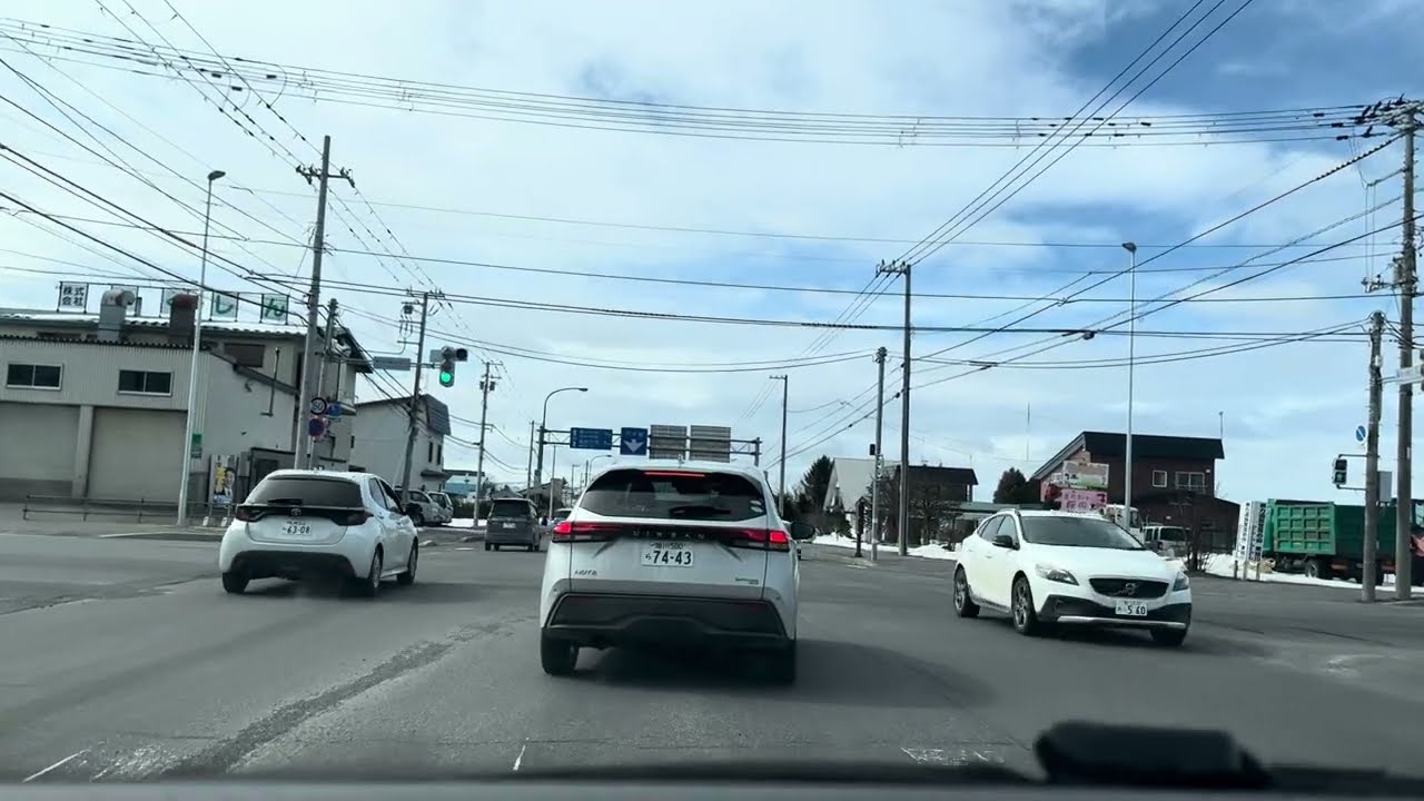 田園地帯を抜ける｜静かなドライブ