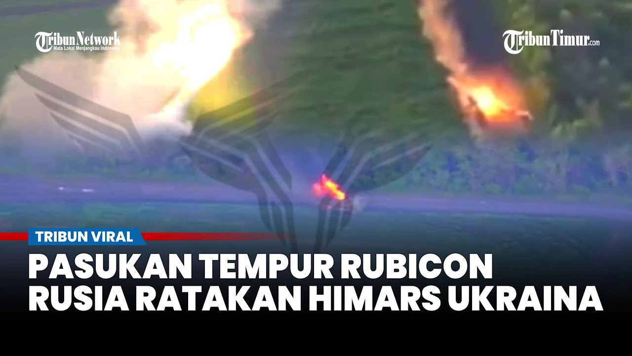 Momen Kelompok Tempur Rubicon Rusia Hancurkan HIMARS Ukraina di Donetsk