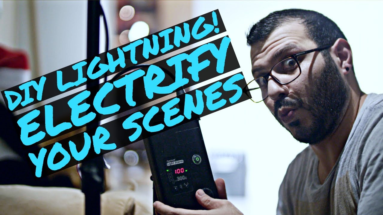 Cool DIY LIGHTNING EFFECT for your FILMS!