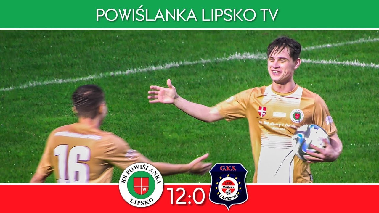 Powiślanka Lipsko - Wulkan Zakrzew 12:0 (Skrót)