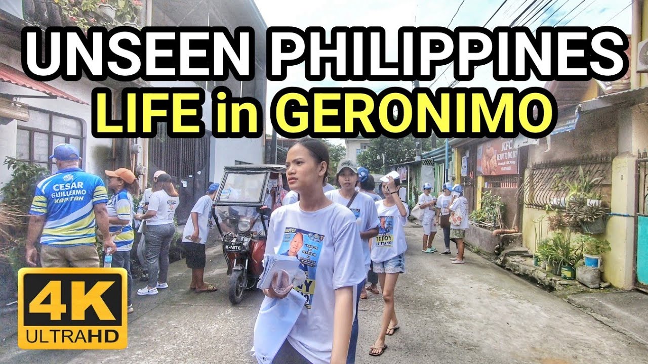 EXPERIENCE COUNTRYSIDE VILLAGE | UNSEEN WALK at RODRIGUEZ RIZAL Geronimo Philippines [4K] 🇵🇭