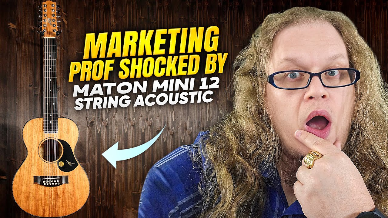 Marketing Professor Shocked by Maton Mini 12 String Acoustic: Full Review & Demo!
