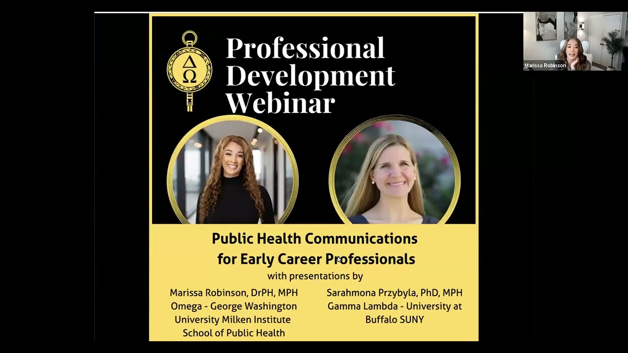 Public Health Communications for Early Career Professionals