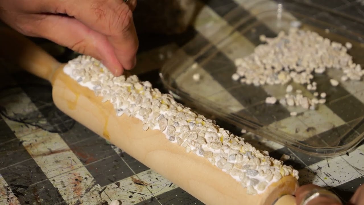 DIY Simple Texture Rollers for tabletop crafting