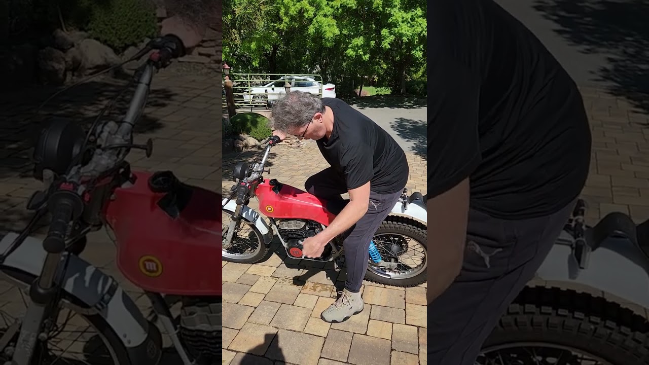 1983 Montesa Cota 349:  May 15th, 2023 Ice Cube Cold Engine Start-Up, Adjustment and Riding
