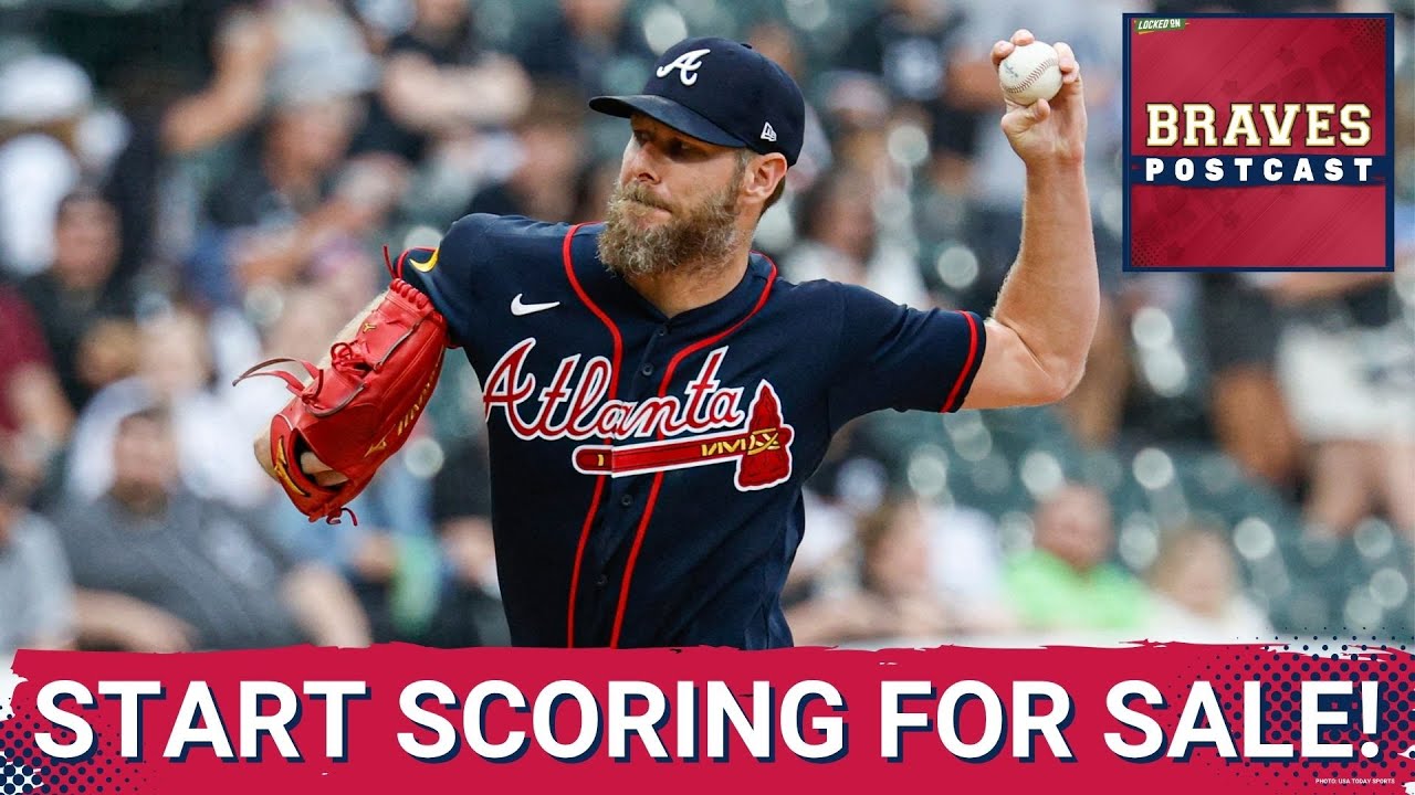 BRAVES POSTCAST: Atlanta Braves CAN'T SCORE RUNS for Chris Sale in loss to White Sox LIVE REACTION