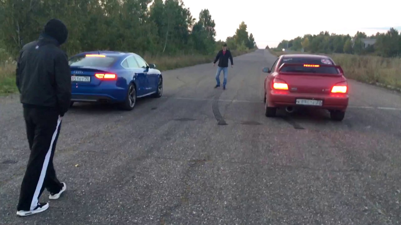 Audi S5 3.0 Compressor vs Subaru WRX 2.0 Vf#