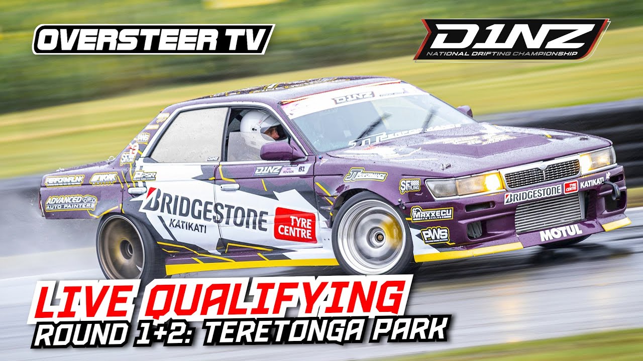 D1NZ 2026 &bull; New Zealand Drift Championship LIVE &bull; Round 1 &bull;  Qualifying &bull; Teretonga Raceway