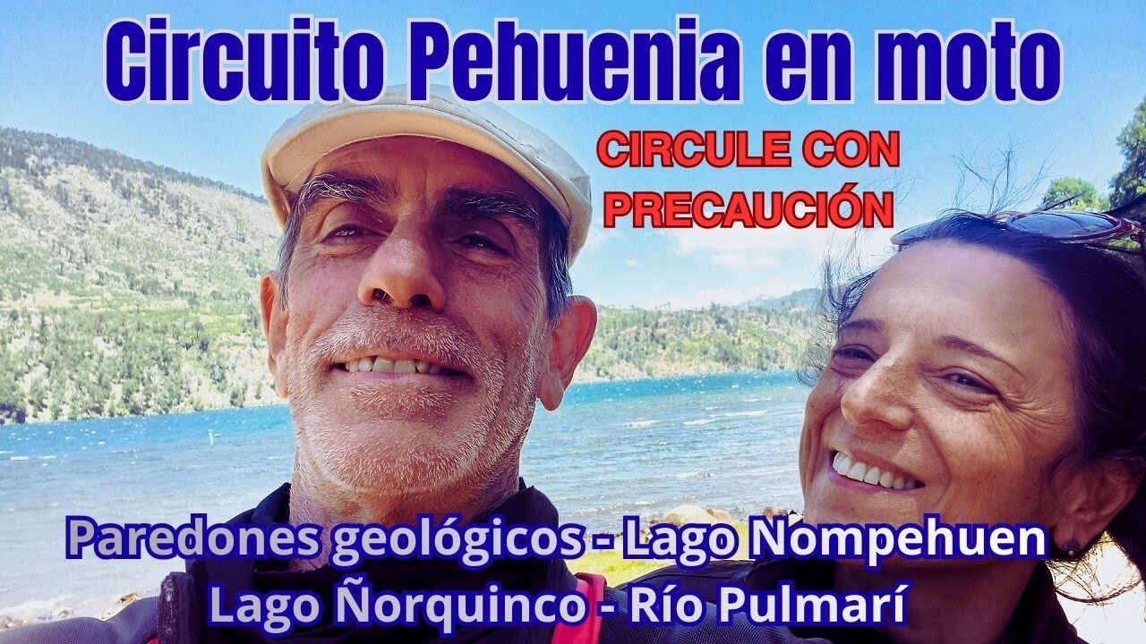 En moto de Caida del Angel a Rio Pulmari