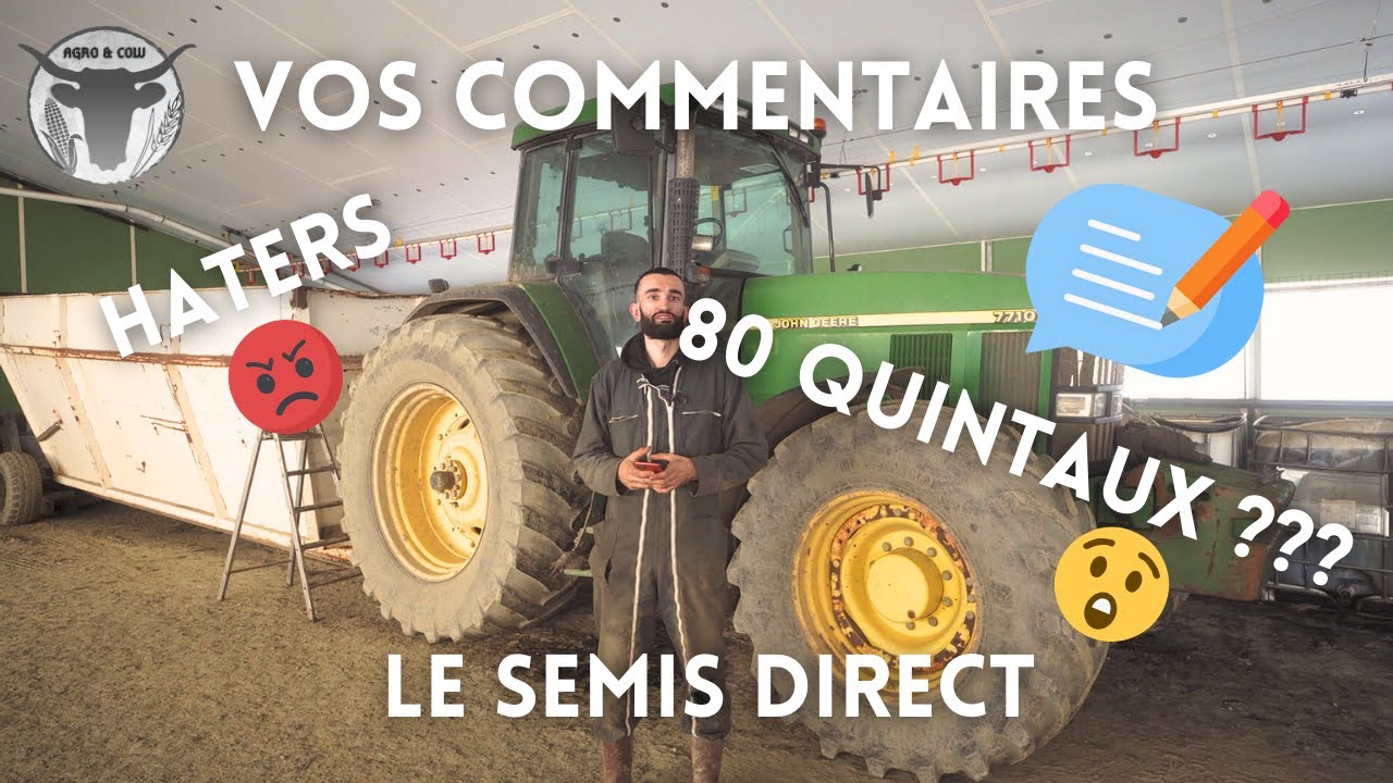 REPONSE AUX COMMENTAIRES (SEMIS DIRECT)