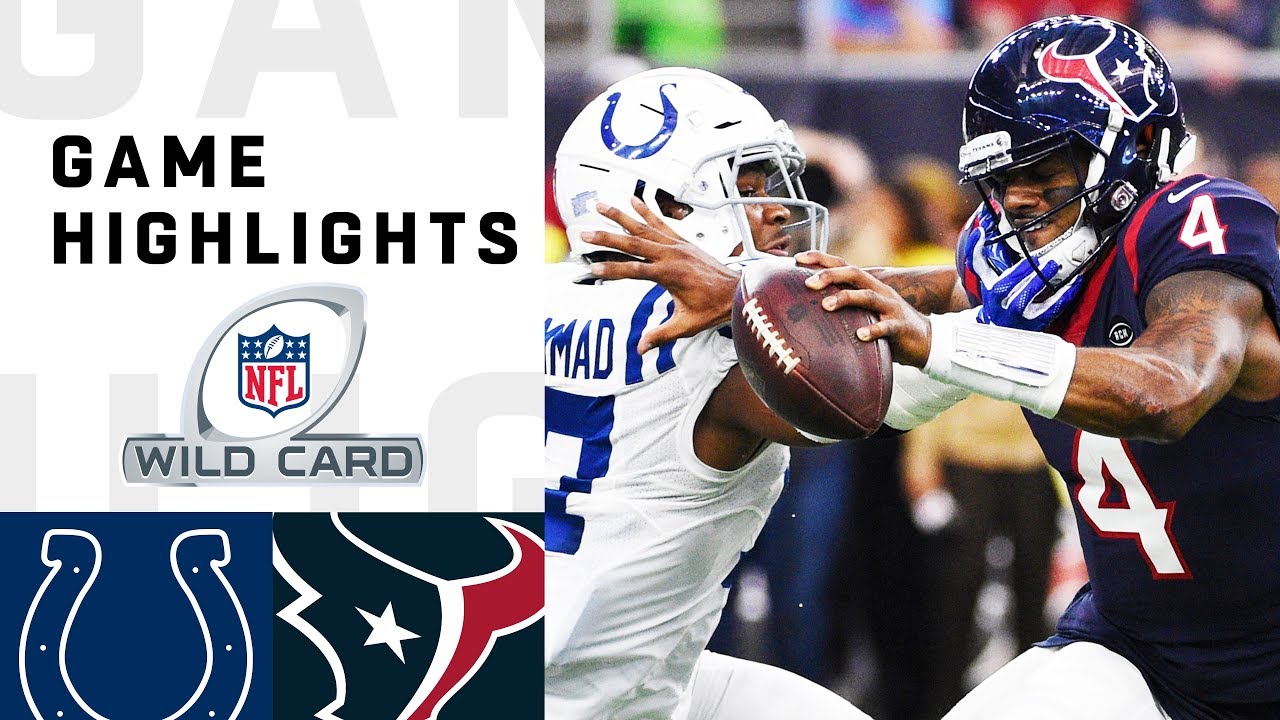 Colts vs. Texans Wild Card Round Highlights | NFL 2018 Playoffs