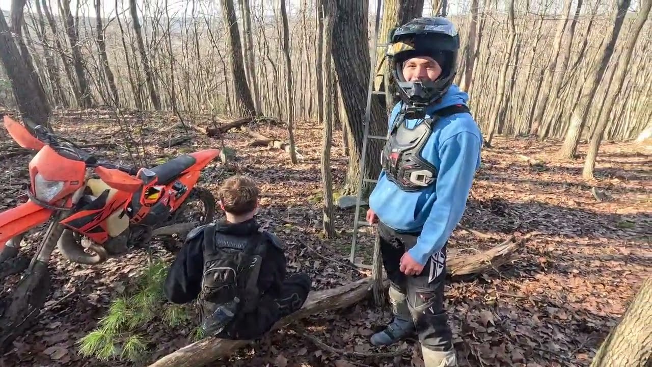 Cruising Through Locust Gaps Single And Double Track trails! KLX300R #dirtbike #enduro #motolife