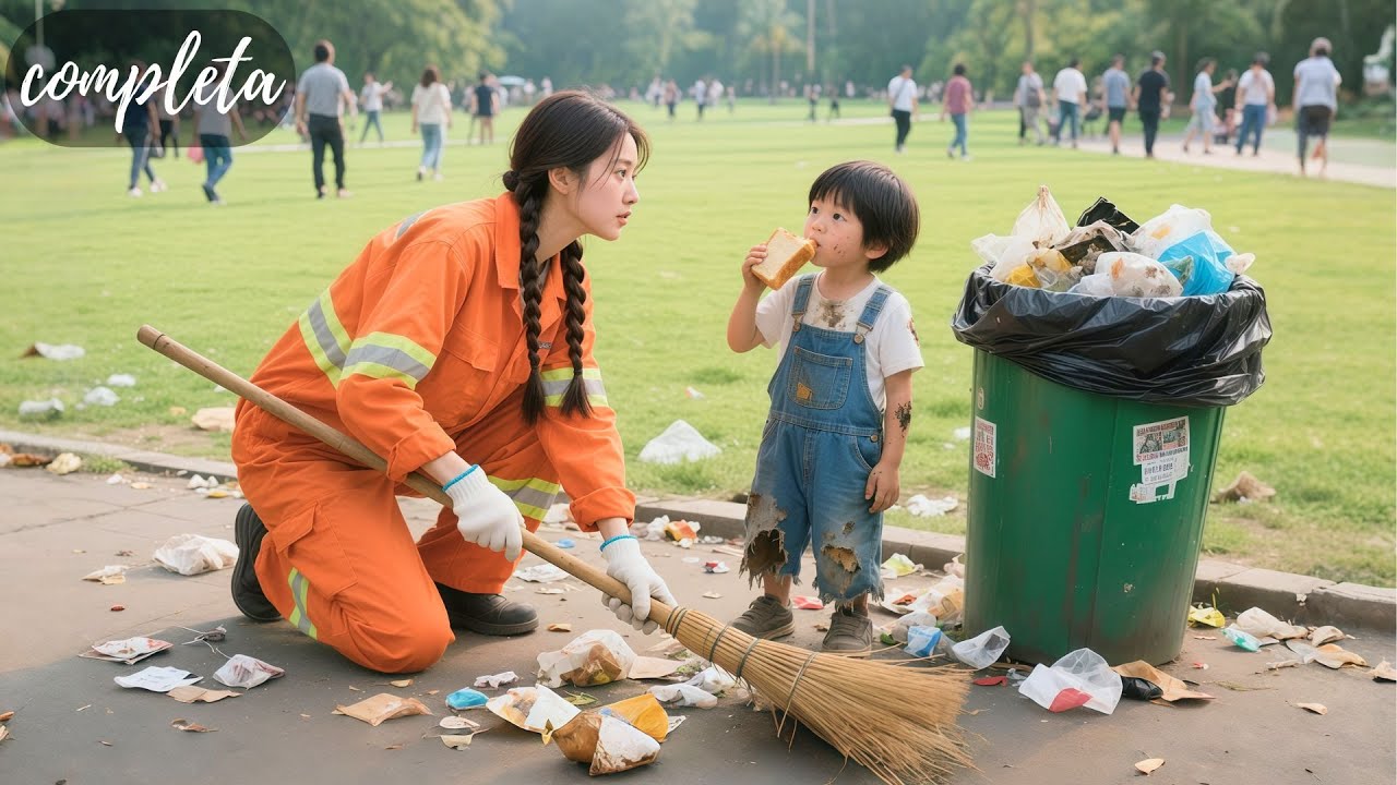 💖Limpiadora salvó a niño q comía basura,sin saber q era prueba del hijo del CEO—¡Ahora es su reina!