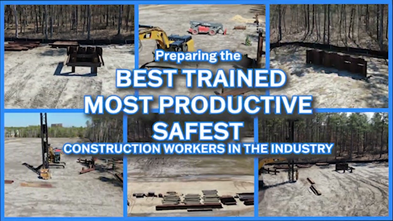 Heavy Construction, Pile Driving, Offshore Wind Training Facility Open House