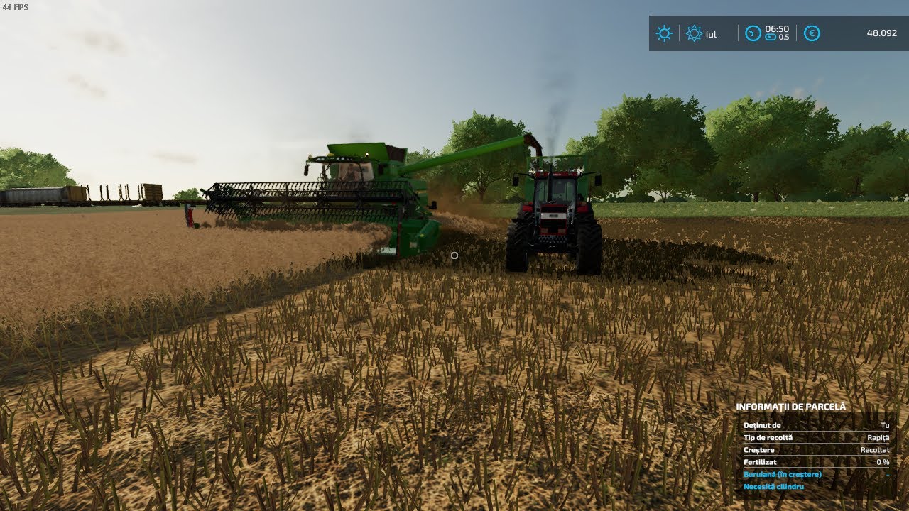 Farming Simulator 2022 Elmcreek #5 - recoltam la rapita avem productie!
