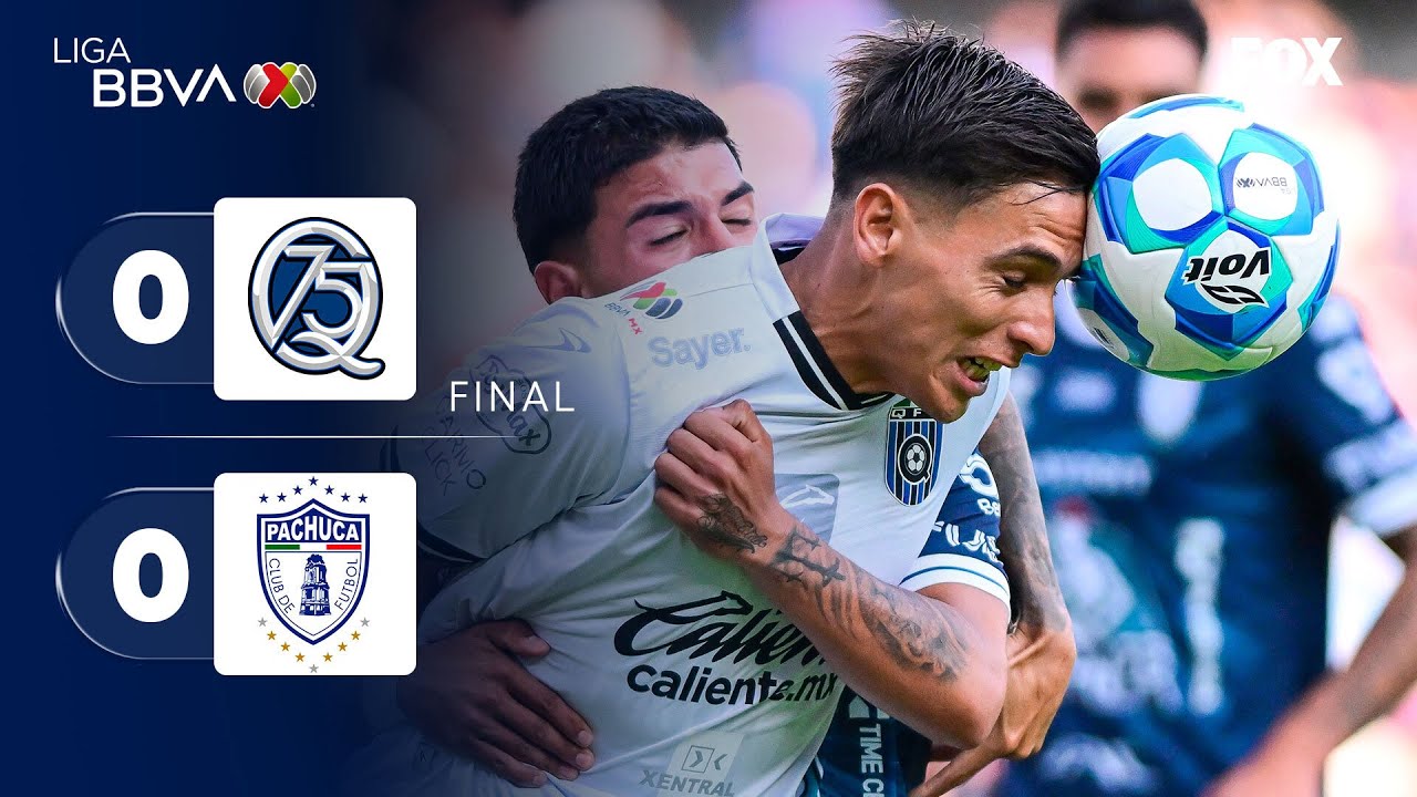 QUERÉTARO 0-0 PACHUCA | RESUMEN | LIGA MX | JORNADA 4
