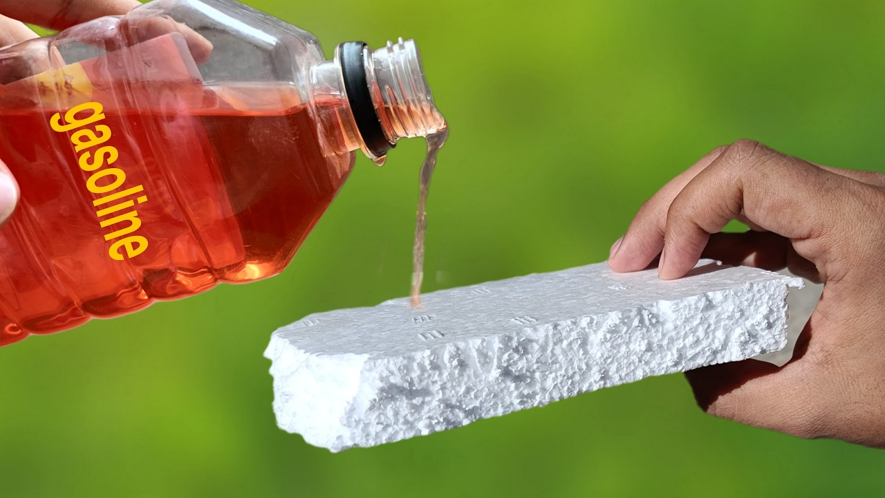 Waterproof ANY Surface With This DIY Styrofoam Solution! ( Easy Hack )