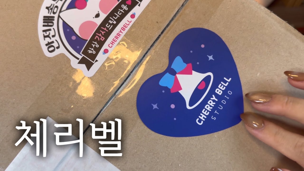 변함없는 덤맛집 체리벨 오랜만에 하울해요 🥰 #vintagejournal #scrapbooking #다꾸템하울 #unboxing