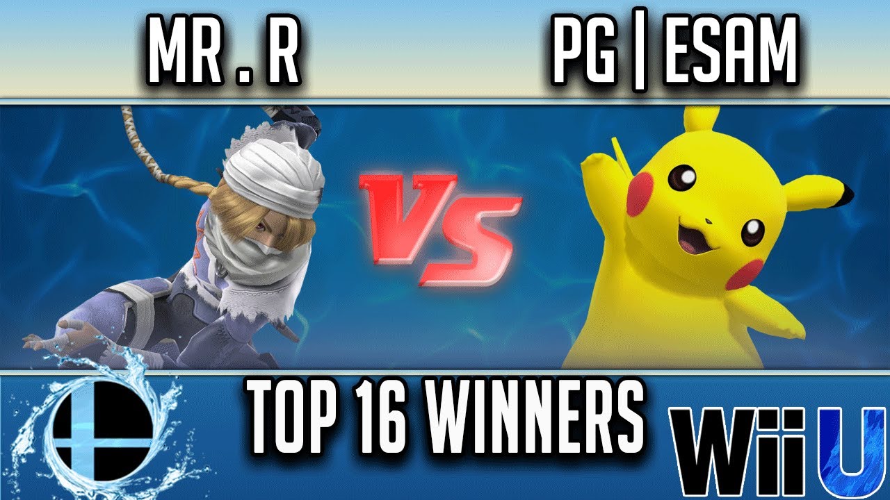 Smash'N'Splash 3 TOP 16 WINNERS - Mr. R (Sheik) vs PG | ESAM (Pikachu)