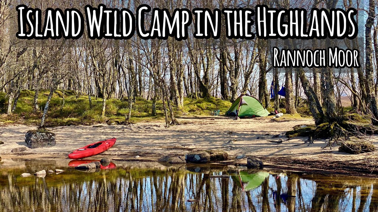Solo Wild Camp Scotland  | Kayak Exploring Loch Ba #camping #scotland #uk