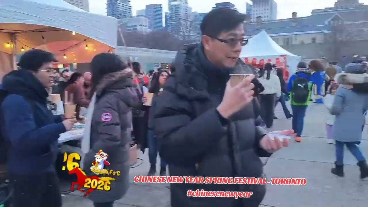 HAPPY CHINESE NEW YEAR CELEBRATION - TORONTO NATHAN PHILIPS SQUARE  #chinesenewyear #toronto 