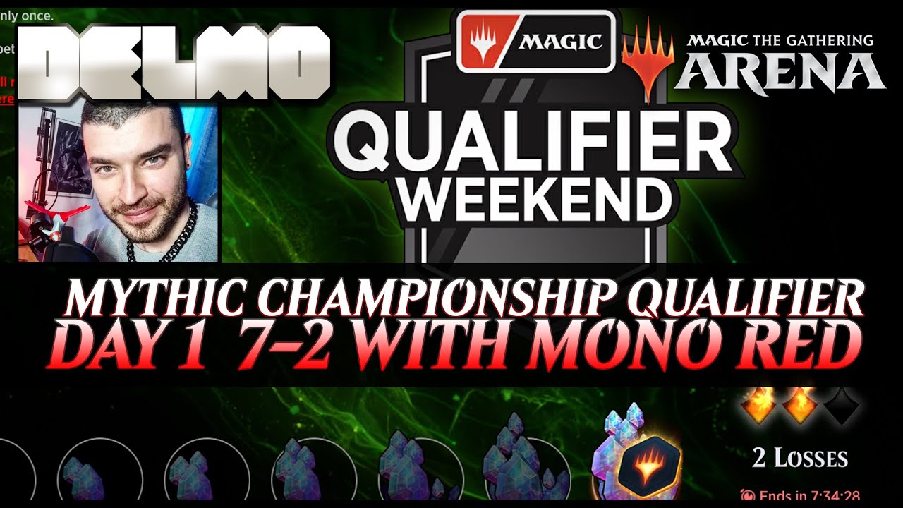 7-2 Mythic Championship Qualifier DAY 1 with MonoR [MTG Magic Arena ITA]