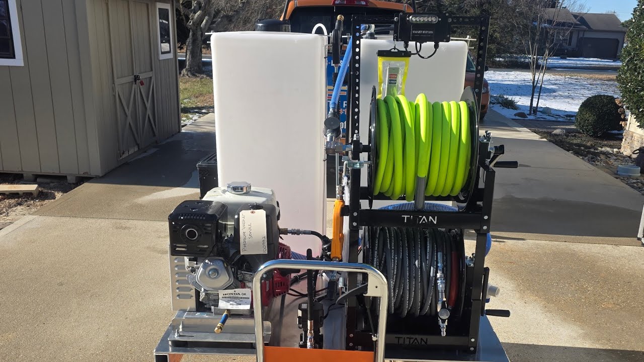 Mini Pressure Washing Skid Completed! Full Walk Around 
