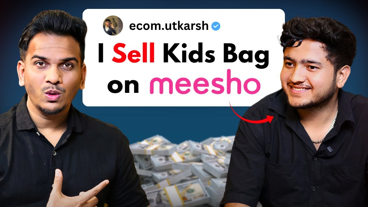How a 21 Year Old Guy Selling Bags Through His E-commerce Store on Meesho?